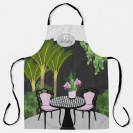 Medinilla Garden Courtyard Monograma