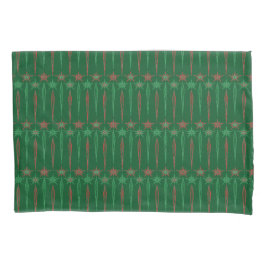 Médio Mod Icicles Green King Pillowcases