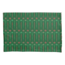 Médio Mod Icicles Green Standard Pillowcases