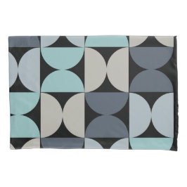 Médio século Verde azul moderno e cinzas