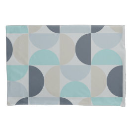 Médio século Verde azul moderno e cinzas