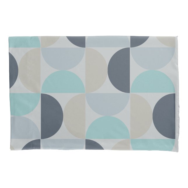 Médio século Verde azul moderno e cinzas (Frente)