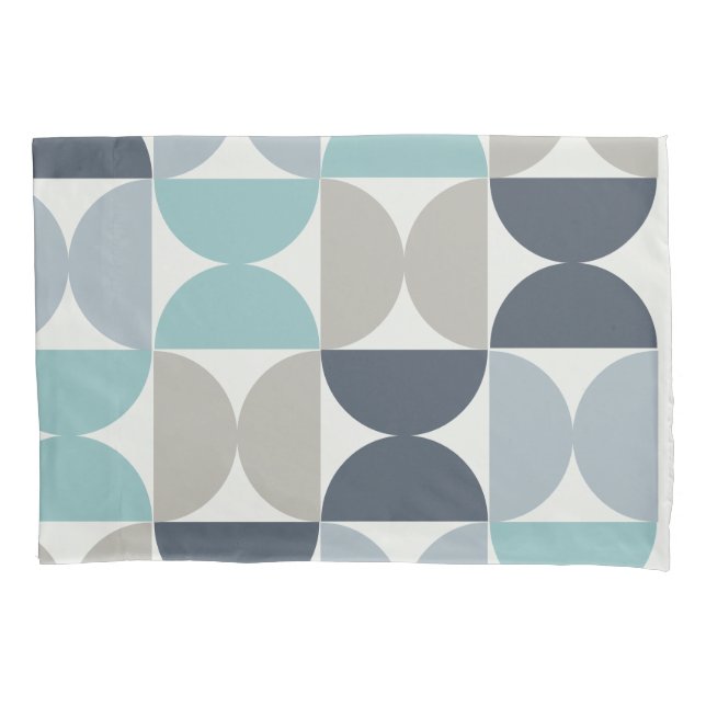 Médio século Verde azul moderno e cinzas (Frente)