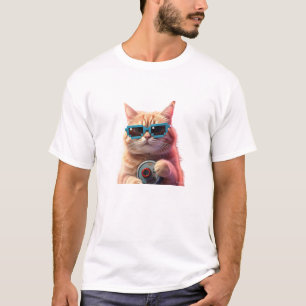 Meditação Chakra Cat 🧘 Camisa ♂️ 🐾 Zen Energ
