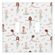 Meditação das garotas bonitas Zen Yoga Namaste esp