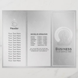 Meditação de Brochuras do Yoga Studio de Três Dobr