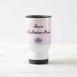 Meditação design Caneca de viagem Mãe