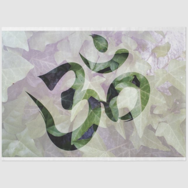 meditação em papel tecidular (Frente )