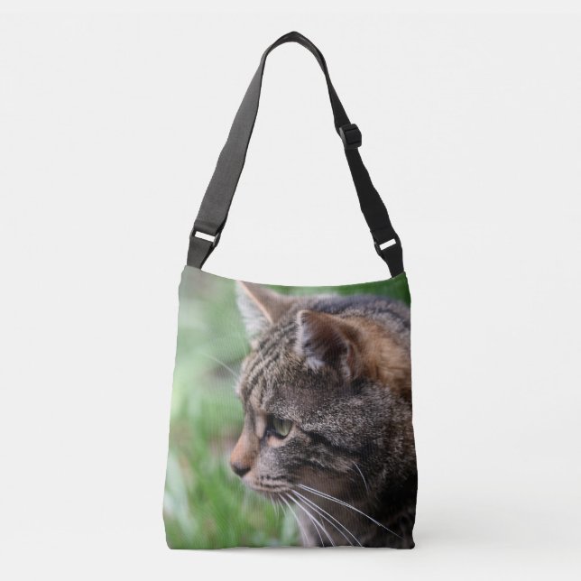 Meditação Gato, Saco de Tote All-Over-Impressão (Frente)