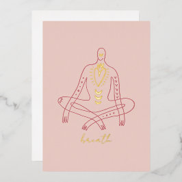 Meditação ioga respiração e relaxamento