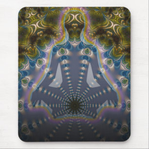 Meditação Mousepad Fractal Chakra Yoga