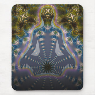 Meditação Mousepad Fractal Chakra Yoga