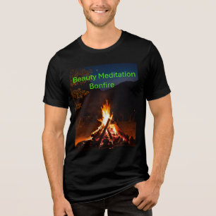 "Meditação Serene Bonfire - Bella+Canv
