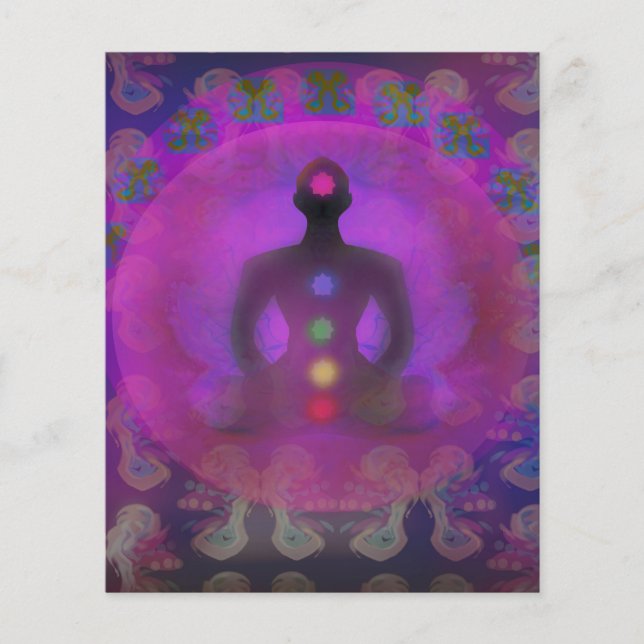 Meditação Yoga Flyer (Frente)