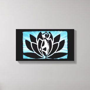 Meditação Yoga Zen Canvas Wall Art