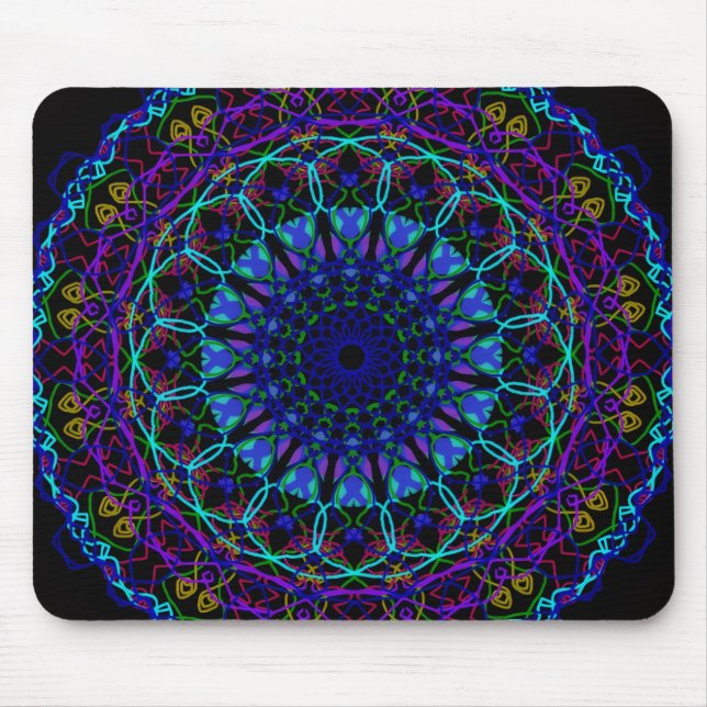 Meditation Mandala Mousepad Large (Frente)