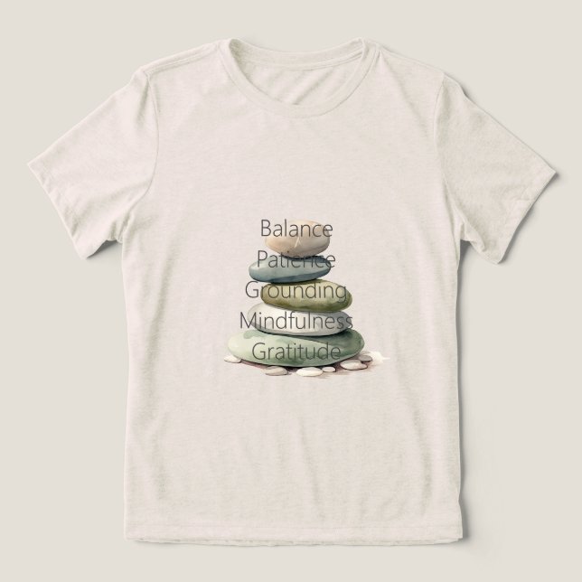 Meditation Rocks Balance Mindfulness Yoga (Design frontal)