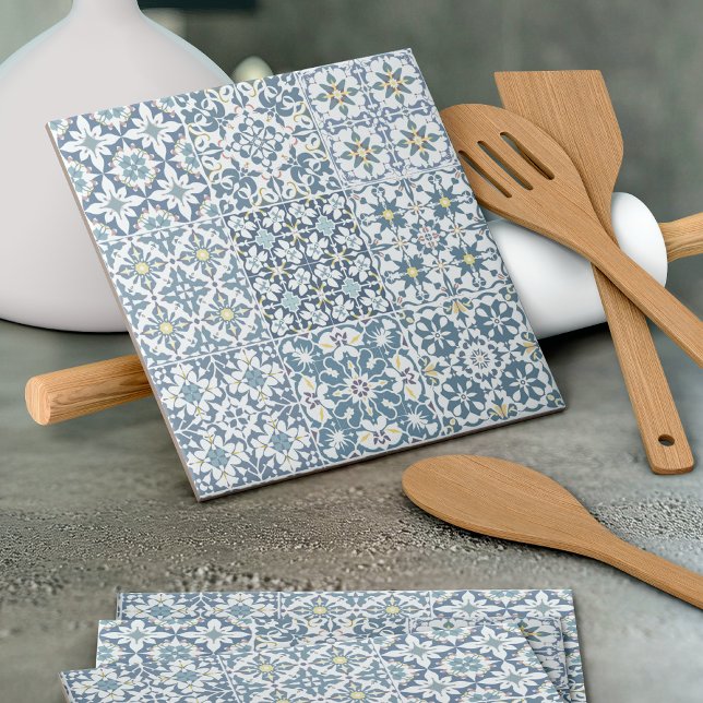 Mediterranean Tiles, Moroccan, Majolica, Azulejo (Criador carregado)