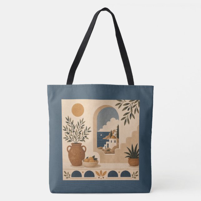 Mediterranean Window Tote Bag (Frente)