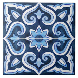 Mediterrâneo Azul e Branco
