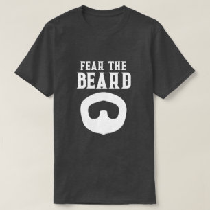 Medo da barba, uma camisa engraçada de cavanhaque 