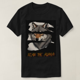 Medo da camiseta clássica Aplha com impressão dece