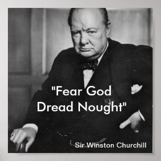 Medo de Deus, Dred Nwing - poster de churchill