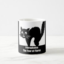 Medo de Fibrophobia da caneca de café dos