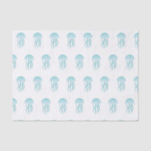 Medusa azuis - lenço de papel