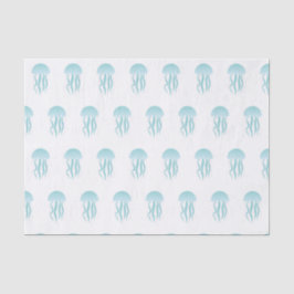 Medusa azuis - lenço de papel