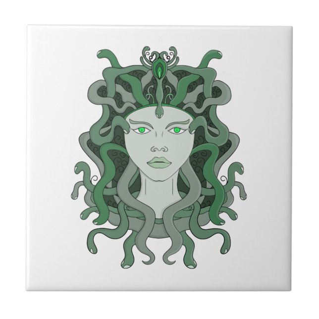 Medusa Gorgo Cobra Gorgon Monstro Mitologia Grega (Frente)