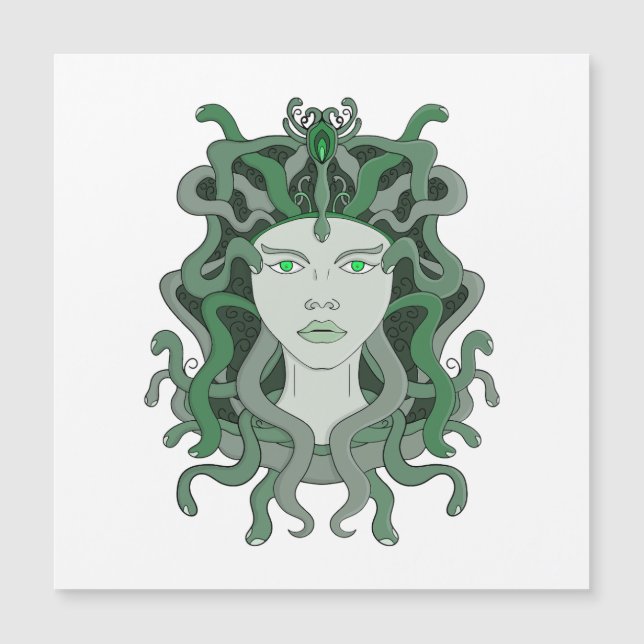 Medusa Gorgo Cobra Gorgon Monstro Mitologia Grega (Frente)