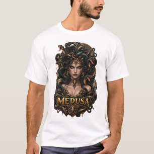 Medusa Gorgon Mitologia Grega Camiseta Deus da Ser