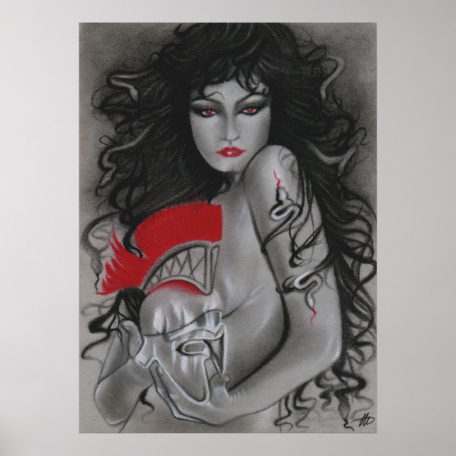 Medusa Poster de mitologia grega (Frente)