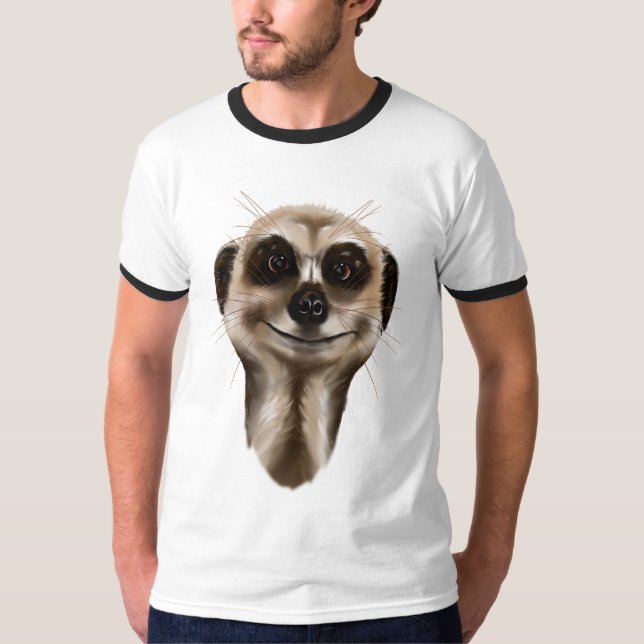 Meerkat enfrenta camisas (Frente)
