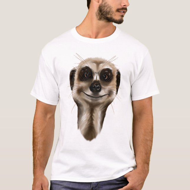 Meerkat enfrenta camisas (Frente)