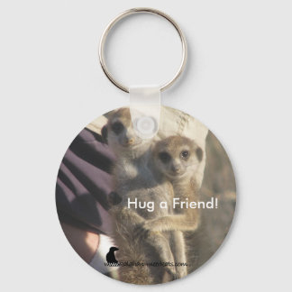 Meerkat Hug a Friend - Chaveiro