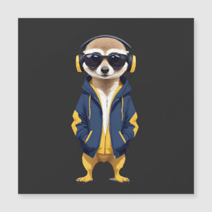 Meerkat Vestindo Hoodie Funny Legal Caráter Animal