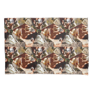 Meerkats Em Triângulos, Pillowcase