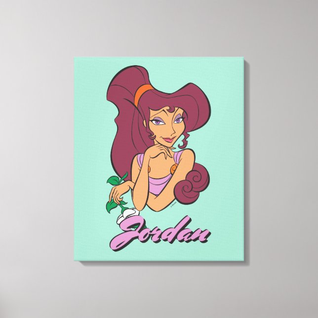 Megara Goddess at Heart Canvas Print (Frente)