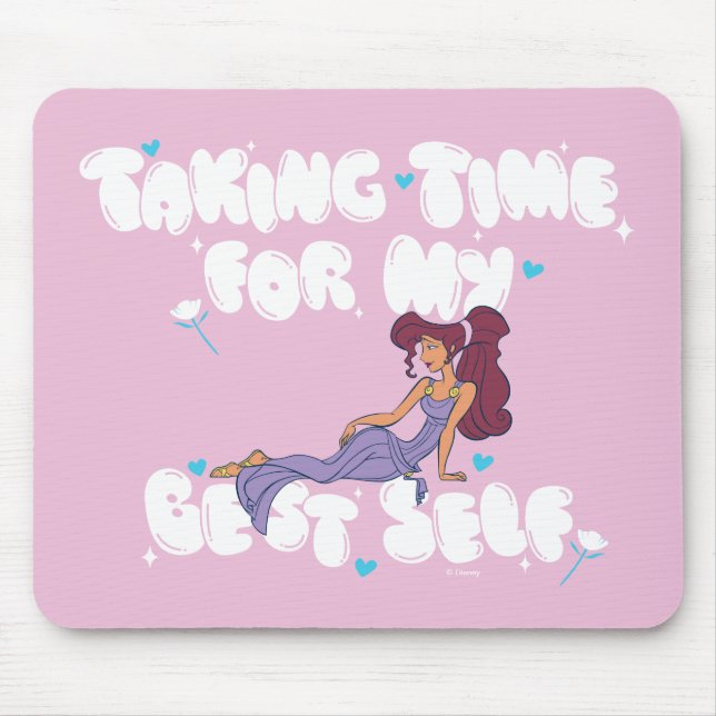 Megara - Taking Time For My Best Self Mouse Pad (Frente)