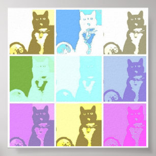 Megumi quadrados Poster