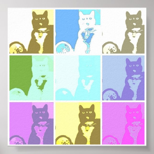 Megumi quadrados Poster (Frente)