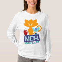 Meh. Camisa Sleeved longa