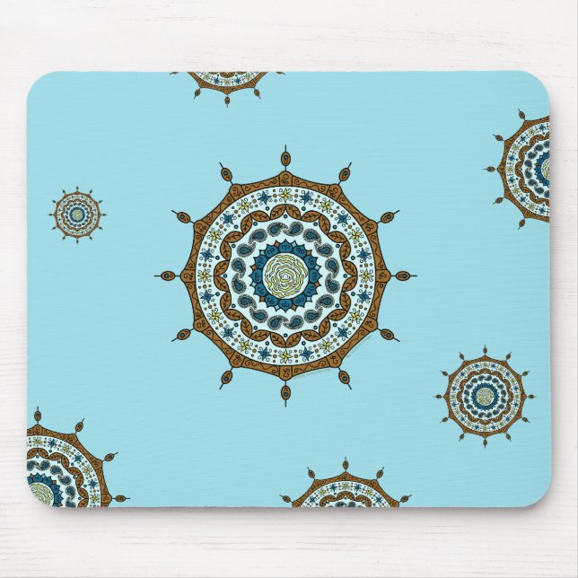 Mehndi Fantasy Copper Mousepad (Frente)