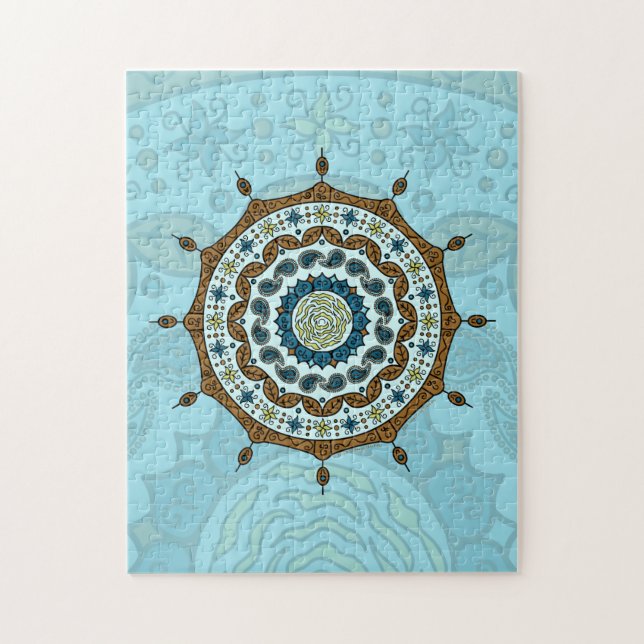 Mehndi Fantasy Copper Quebra-cabeça (Vertical)