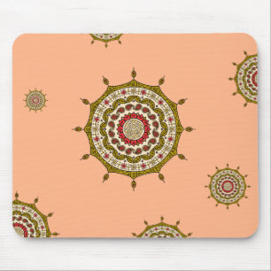 Mehndi Fantasy Dourado Mousepad
