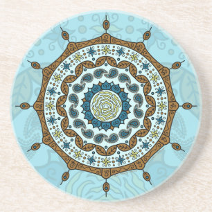 Mehndi Fantasy Porta copos de Cobre Sandstone