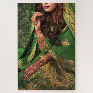 Mehndi Henna, Quebra-cabeça 1014 pc da Noiva India