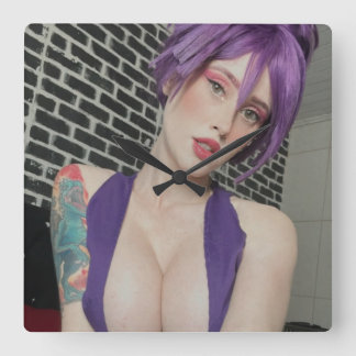 Meia anjo66 relógio roxo